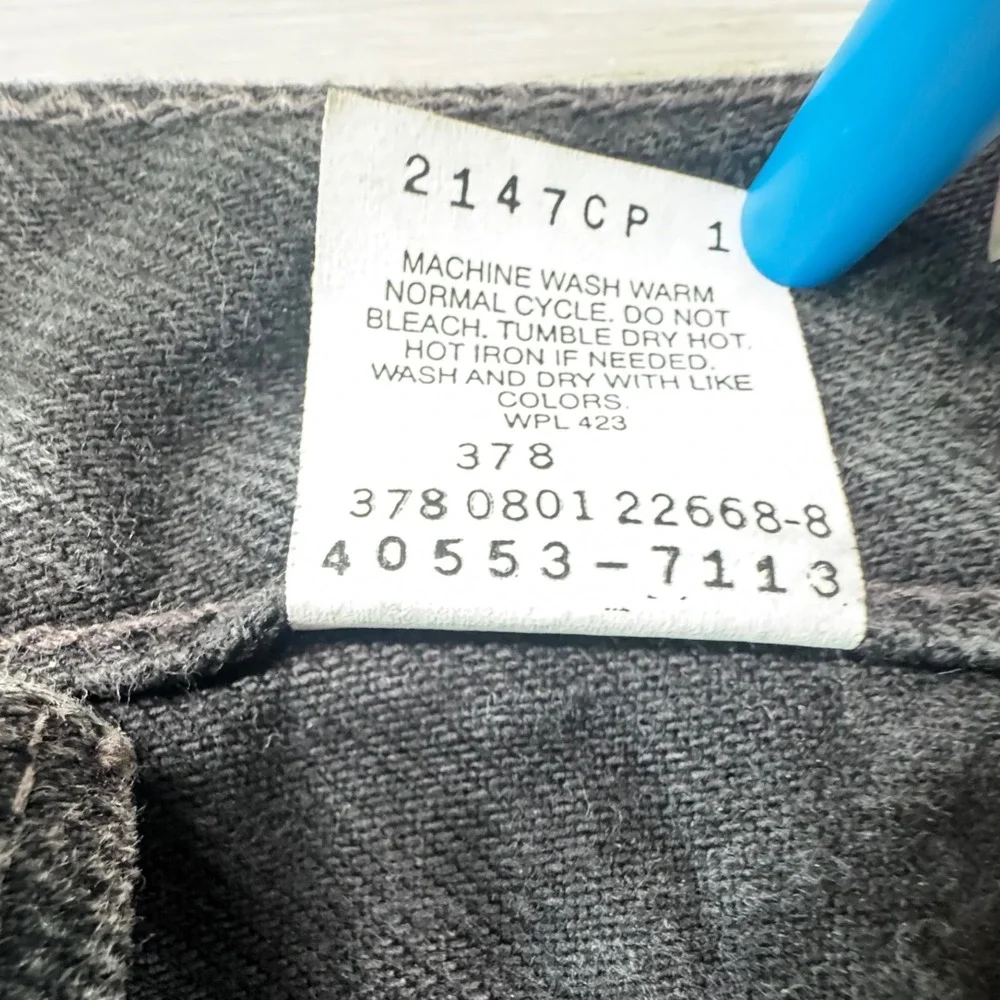 Vintage Levi's‎ 550 Black Faded Jeans 42x32 Relaxed Fit Tapered Leg Y2K 2001